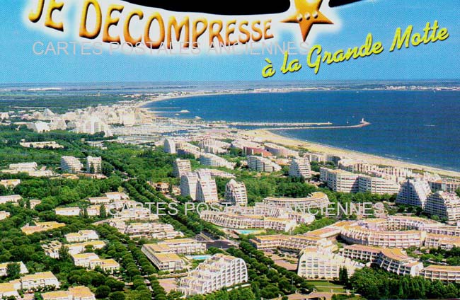 Cartes postales anciennes > CARTES POSTALES > carte postale ancienne > cartes-postales-ancienne.com Occitanie Herault La Grande Motte