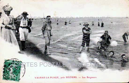 Cartes postales anciennes > CARTES POSTALES > carte postale ancienne > cartes-postales-ancienne.com Occitanie Herault Valras Plage