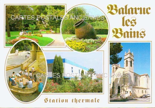 Cartes postales anciennes > CARTES POSTALES > carte postale ancienne > cartes-postales-ancienne.com Occitanie Herault Balaruc Les Bains