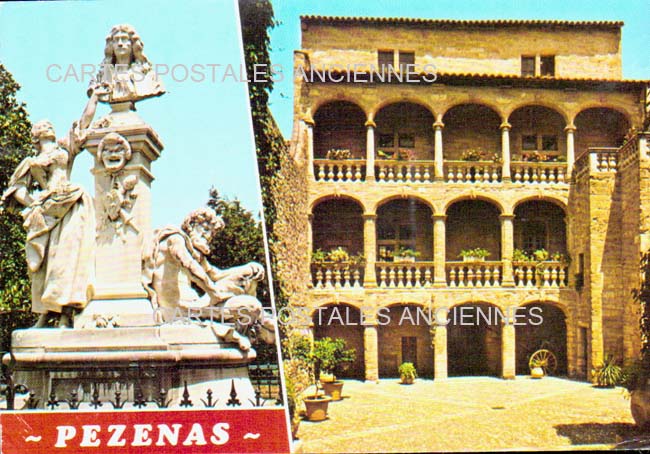 Cartes postales anciennes > CARTES POSTALES > carte postale ancienne > cartes-postales-ancienne.com Occitanie Herault Pezenas