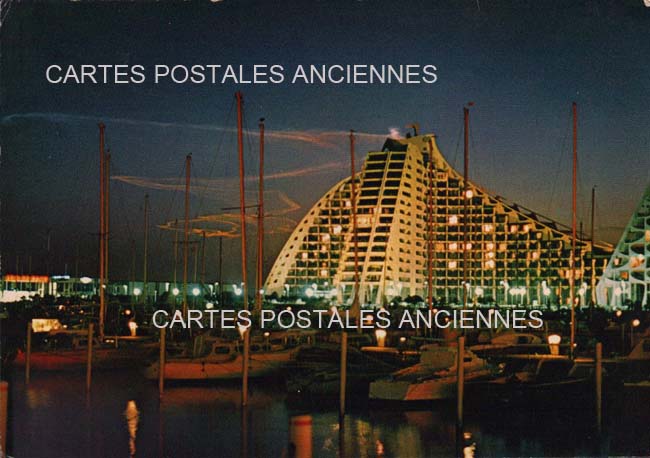 Cartes postales anciennes > CARTES POSTALES > carte postale ancienne > cartes-postales-ancienne.com Occitanie Herault La Grande Motte