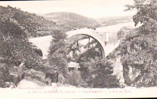 Cartes postales anciennes > CARTES POSTALES > carte postale ancienne > cartes-postales-ancienne.com Occitanie Herault Villemagne L'Argentiere