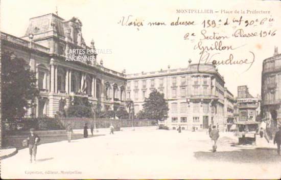 Cartes postales anciennes > CARTES POSTALES > carte postale ancienne > cartes-postales-ancienne.com Occitanie Herault Montpellier
