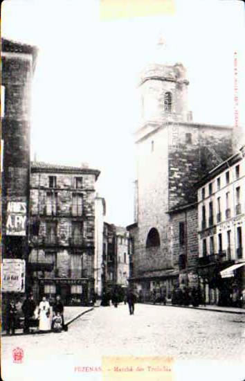 Cartes postales anciennes > CARTES POSTALES > carte postale ancienne > cartes-postales-ancienne.com Occitanie Herault Pezenas