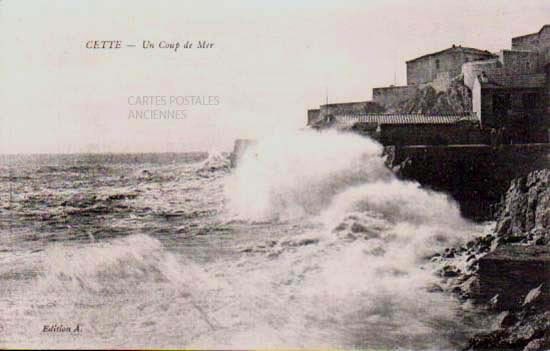 Cartes postales anciennes > CARTES POSTALES > carte postale ancienne > cartes-postales-ancienne.com Occitanie Herault Sete