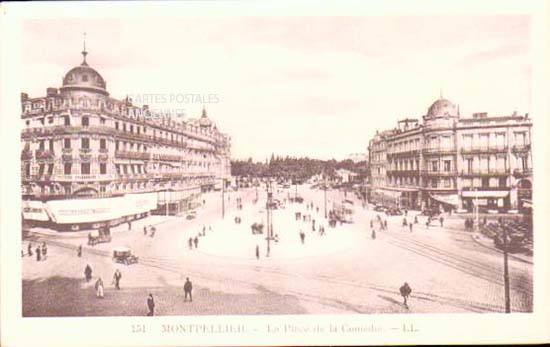 Cartes postales anciennes > CARTES POSTALES > carte postale ancienne > cartes-postales-ancienne.com Occitanie Herault Montpellier