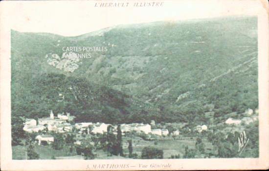 Cartes postales anciennes > CARTES POSTALES > carte postale ancienne > cartes-postales-ancienne.com Occitanie Herault Saint Pons De Thomieres