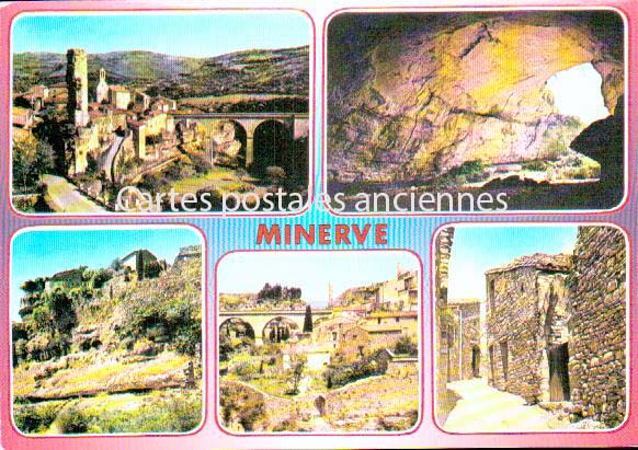 Cartes postales anciennes > CARTES POSTALES > carte postale ancienne > cartes-postales-ancienne.com Occitanie Herault Minerve