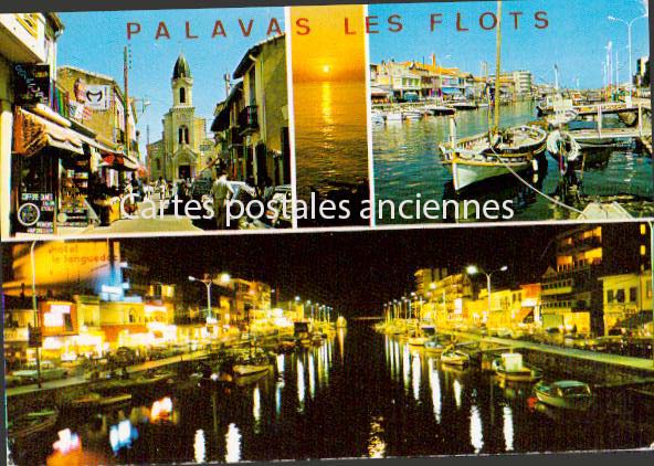 Cartes postales anciennes > CARTES POSTALES > carte postale ancienne > cartes-postales-ancienne.com Occitanie Herault Palavas Les Flots