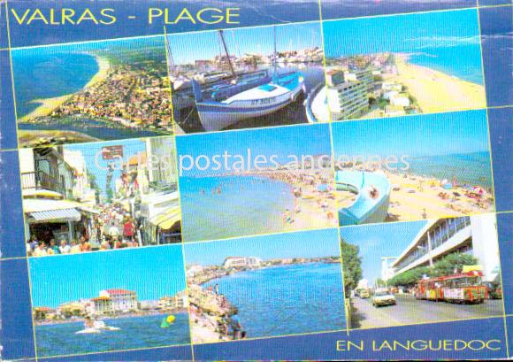 Cartes postales anciennes > CARTES POSTALES > carte postale ancienne > cartes-postales-ancienne.com Occitanie Herault Valras Plage