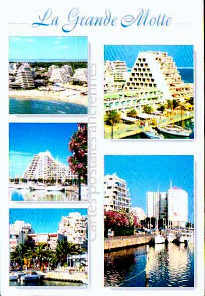 Cartes postales anciennes > CARTES POSTALES > carte postale ancienne > cartes-postales-ancienne.com Occitanie Herault La Grande Motte
