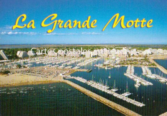 Cartes postales anciennes > CARTES POSTALES > carte postale ancienne > cartes-postales-ancienne.com Occitanie Herault La Grande Motte