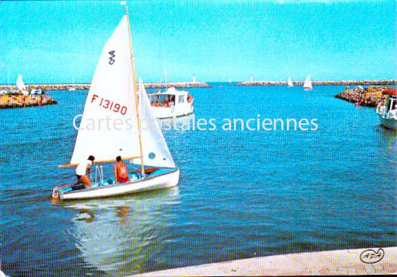 Cartes postales anciennes > CARTES POSTALES > carte postale ancienne > cartes-postales-ancienne.com Occitanie Herault Marseillan Plage