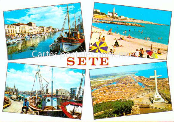 Cartes postales anciennes > CARTES POSTALES > carte postale ancienne > cartes-postales-ancienne.com Occitanie Herault Sete