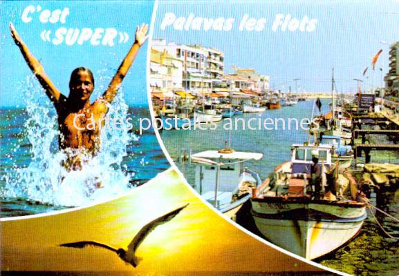 Cartes postales anciennes > CARTES POSTALES > carte postale ancienne > cartes-postales-ancienne.com Occitanie Herault Palavas Les Flots