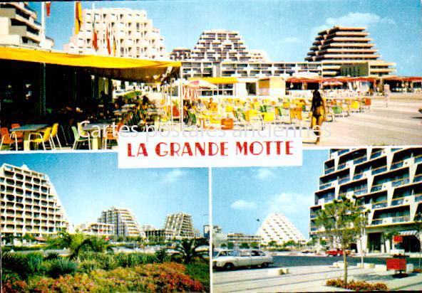 Cartes postales anciennes > CARTES POSTALES > carte postale ancienne > cartes-postales-ancienne.com Occitanie Herault La Grande Motte