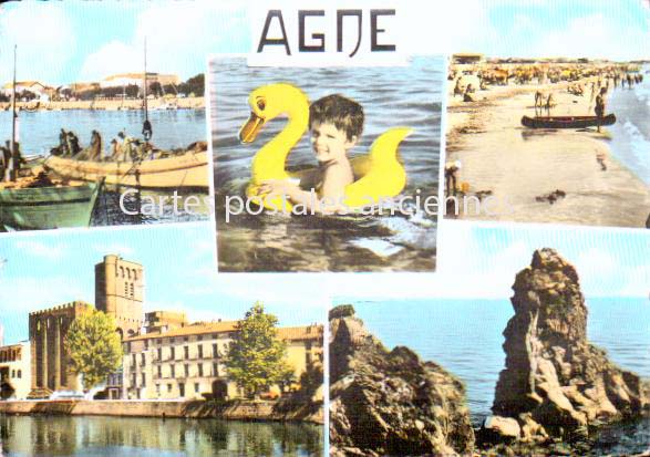 Cartes postales anciennes > CARTES POSTALES > carte postale ancienne > cartes-postales-ancienne.com Occitanie Herault Agde