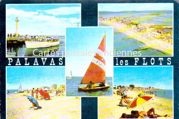 Cartes postales anciennes > CARTES POSTALES > carte postale ancienne > cartes-postales-ancienne.com Occitanie Herault Palavas Les Flots