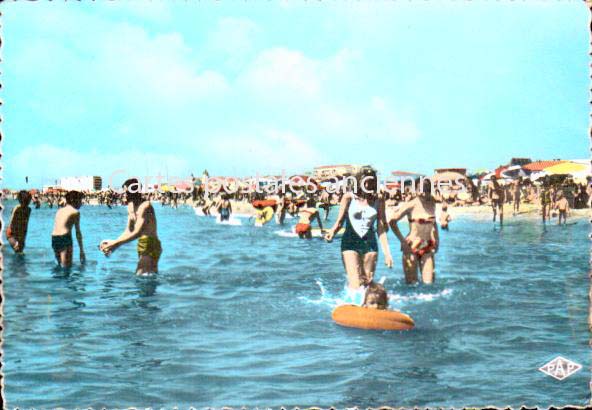 Cartes postales anciennes > CARTES POSTALES > carte postale ancienne > cartes-postales-ancienne.com Occitanie Herault Valras Plage