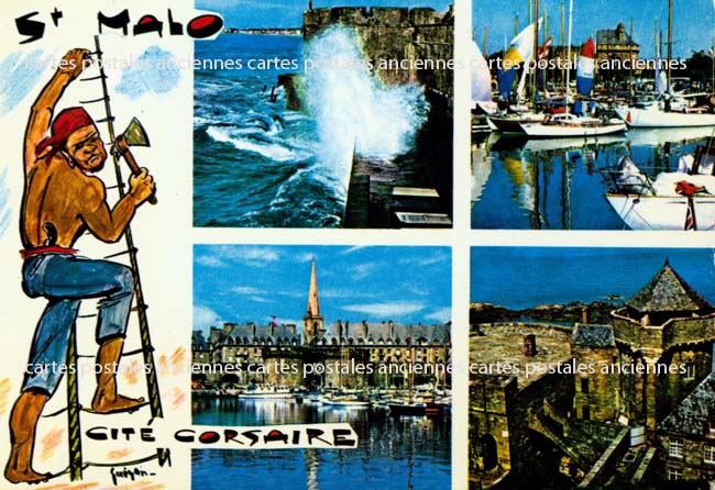 Cartes postales anciennes > CARTES POSTALES > carte postale ancienne > cartes-postales-ancienne.com Bretagne Cancale