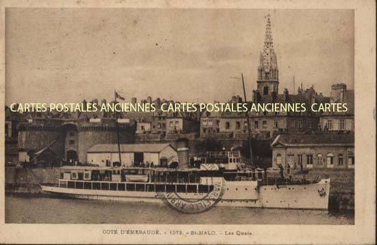 Cartes postales anciennes > CARTES POSTALES > carte postale ancienne > cartes-postales-ancienne.com Bretagne Saint Malo