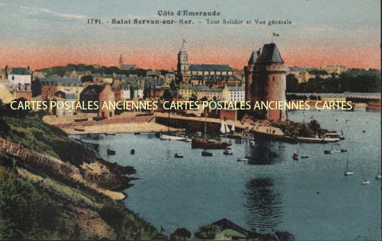 Cartes postales anciennes > CARTES POSTALES > carte postale ancienne > cartes-postales-ancienne.com Bretagne Saint Servan Sur Mer