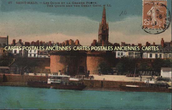 Cartes postales anciennes > CARTES POSTALES > carte postale ancienne > cartes-postales-ancienne.com Bretagne Saint Malo