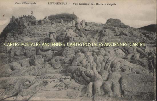 Cartes postales anciennes > CARTES POSTALES > carte postale ancienne > cartes-postales-ancienne.com Bretagne Rotheneuf