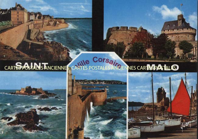 Cartes postales anciennes > CARTES POSTALES > carte postale ancienne > cartes-postales-ancienne.com Bretagne Saint Malo