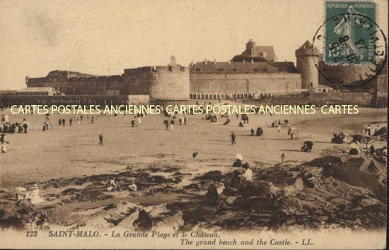 Cartes postales anciennes > CARTES POSTALES > carte postale ancienne > cartes-postales-ancienne.com Bretagne Saint Malo