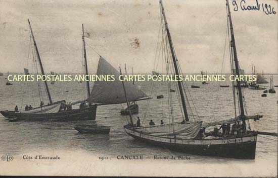Cartes postales anciennes > CARTES POSTALES > carte postale ancienne > cartes-postales-ancienne.com Bretagne Cancale