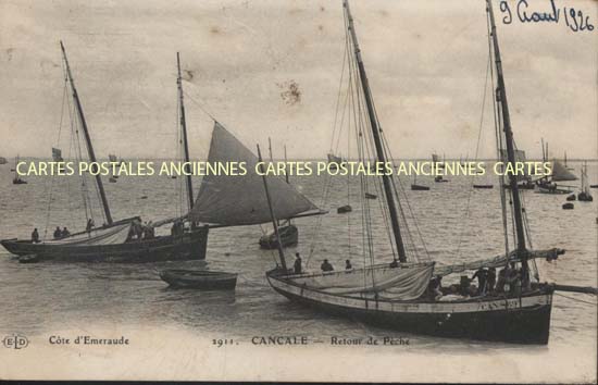 Cartes postales anciennes > CARTES POSTALES > carte postale ancienne > cartes-postales-ancienne.com Bretagne Ille et vilaine Cancale