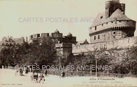 Cartes postales anciennes > CARTES POSTALES > carte postale ancienne > cartes-postales-ancienne.com Bretagne Saint Malo
