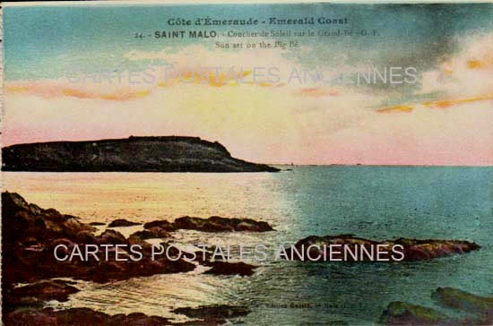 Cartes postales anciennes > CARTES POSTALES > carte postale ancienne > cartes-postales-ancienne.com Bretagne Saint Malo