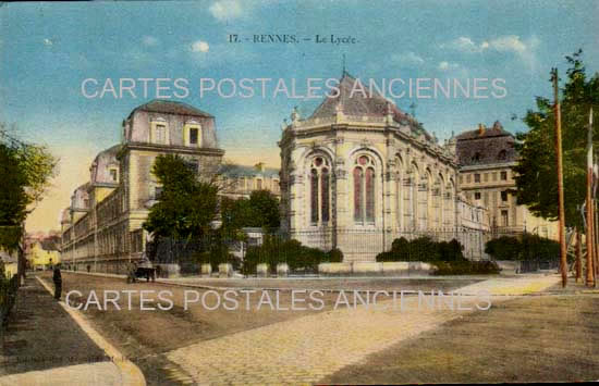 Cartes postales anciennes > CARTES POSTALES > carte postale ancienne > cartes-postales-ancienne.com Bretagne Rennes