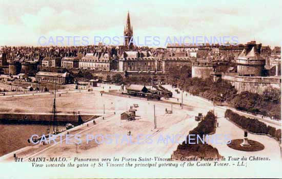 Cartes postales anciennes > CARTES POSTALES > carte postale ancienne > cartes-postales-ancienne.com Bretagne Saint Malo