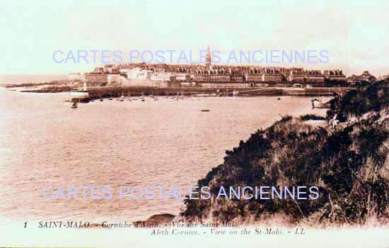 Cartes postales anciennes > CARTES POSTALES > carte postale ancienne > cartes-postales-ancienne.com Bretagne Saint Malo