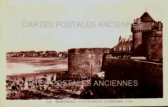Cartes postales anciennes > CARTES POSTALES > carte postale ancienne > cartes-postales-ancienne.com Bretagne Saint Malo