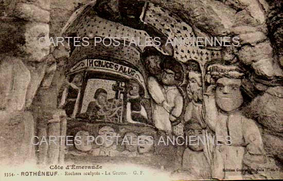 Cartes postales anciennes > CARTES POSTALES > carte postale ancienne > cartes-postales-ancienne.com Bretagne Rotheneuf