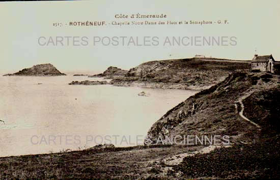 Cartes postales anciennes > CARTES POSTALES > carte postale ancienne > cartes-postales-ancienne.com Bretagne Rotheneuf