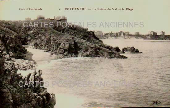 Cartes postales anciennes > CARTES POSTALES > carte postale ancienne > cartes-postales-ancienne.com Bretagne Rotheneuf