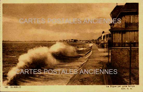 Cartes postales anciennes > CARTES POSTALES > carte postale ancienne > cartes-postales-ancienne.com Bretagne Saint Malo