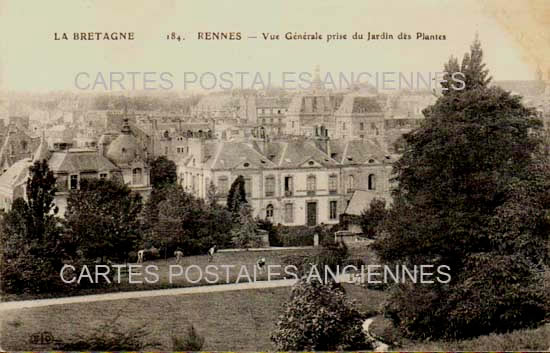 Cartes postales anciennes > CARTES POSTALES > carte postale ancienne > cartes-postales-ancienne.com Bretagne Rennes