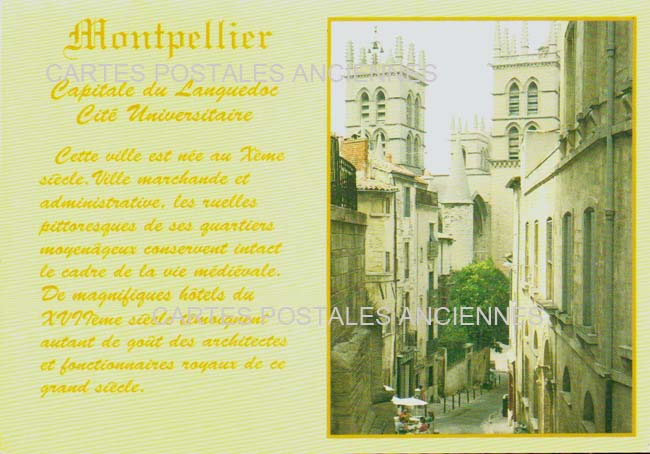 Cartes postales anciennes > CARTES POSTALES > carte postale ancienne > cartes-postales-ancienne.com Occitanie Herault Montpellier