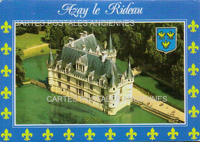 Cartes postales anciennes > CARTES POSTALES > carte postale ancienne > cartes-postales-ancienne.com Centre val de loire  Indre et loire Azay Le Rideau