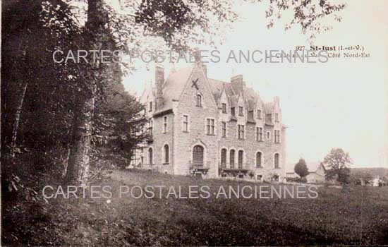 Cartes postales anciennes > CARTES POSTALES > carte postale ancienne > cartes-postales-ancienne.com Bretagne Ille et vilaine Saint Just