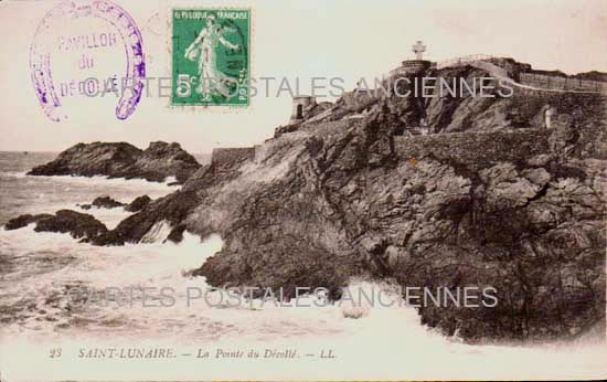 Cartes postales anciennes > CARTES POSTALES > carte postale ancienne > cartes-postales-ancienne.com Bretagne Ille et vilaine Saint Lunaire