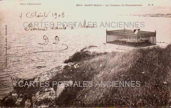 Cartes postales anciennes > CARTES POSTALES > carte postale ancienne > cartes-postales-ancienne.com Bretagne Saint Malo