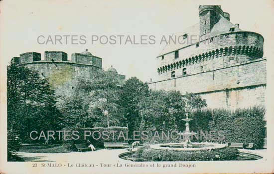 Cartes postales anciennes > CARTES POSTALES > carte postale ancienne > cartes-postales-ancienne.com Bretagne Saint Malo