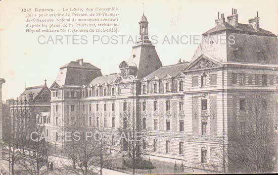 Cartes postales anciennes > CARTES POSTALES > carte postale ancienne > cartes-postales-ancienne.com Bretagne Rennes